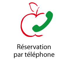 Réservation par téléphone